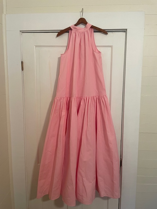 New Staud Marlowe Neck Tie Tiered Maxi Dress size XS - Picture 8 of 17